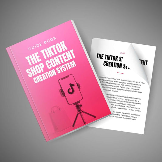 The TikTok Shop Content Creation System: 7-Day Sales Plan